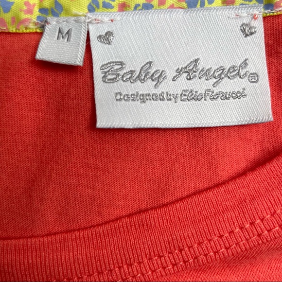 Baby Angel Peach Parrot Birds “Looking for Love” Graphic T-Shirt Sz M - Picture 4 of 5